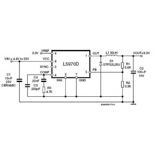 3.3V DC to DC Single Output Power Supply for DVD Recorder