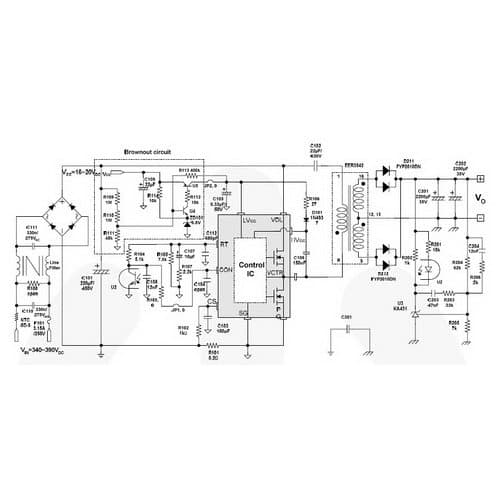 FEB212, Evaluation Board for the 192W, 24V DC to DC Single Output Power Supply for LCD TV