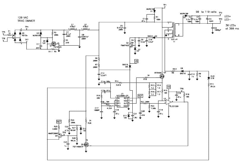 PMP5770, offline,30 watt fly back LED driver (dimmable)