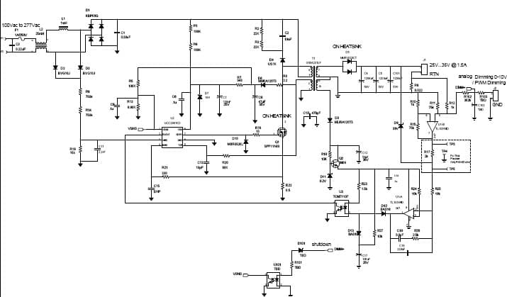 PMP4705, Isolated PFC and flyback 100-240V to 12V at 5A