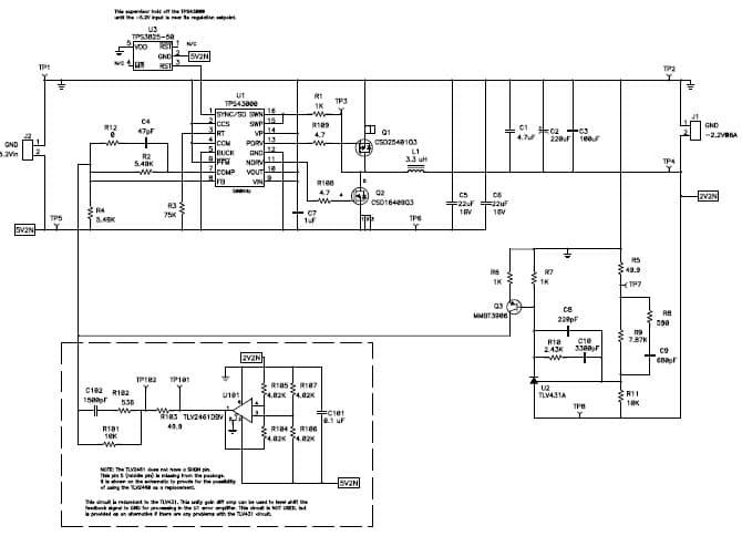 PMP5165, Negative sync buck -2.2V@6A