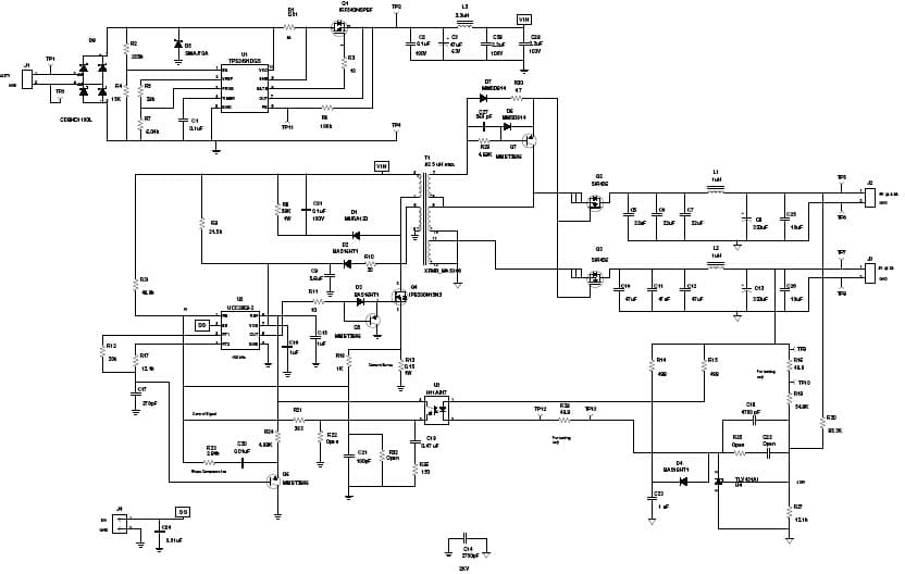 PMP6633.2, Sync Flyback for PoE (6V @ 2.3A)