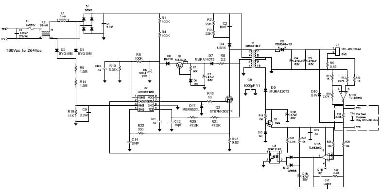 PMP4501, LED driver 48V@0.7A