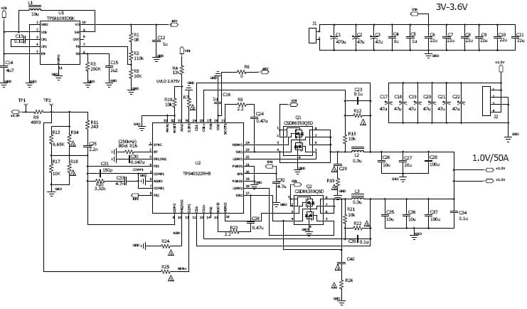 PMP6685, Two Phase 50W Synchronous Buck