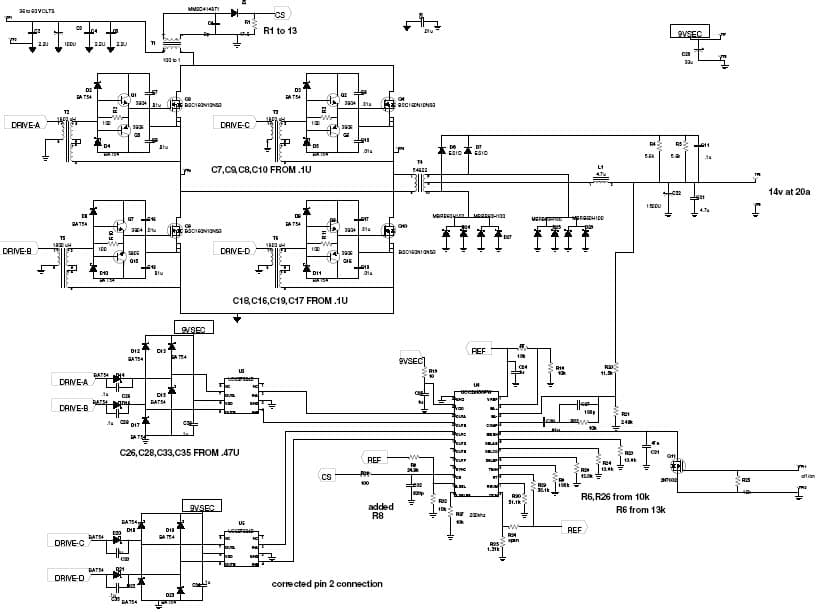 PMP6720, 300 watt phase shifted full bridge