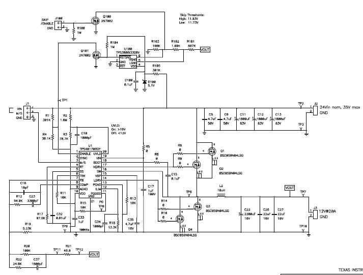 PMP6703, 240W sync buck converter achieves 98% efficiency