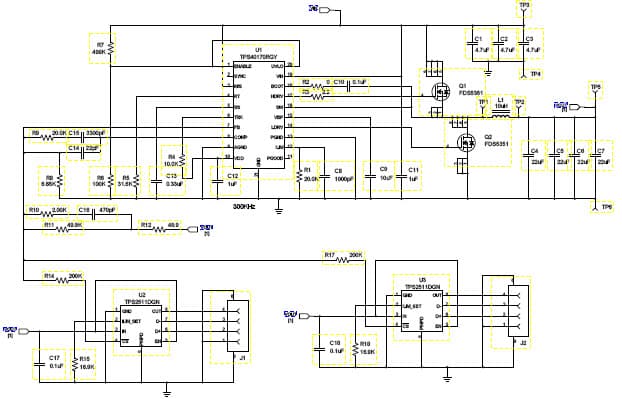 PMP7390, 9 - 60V Automotive Input, 5V@2.1A Dual Port Smart USB Charger Reference Design