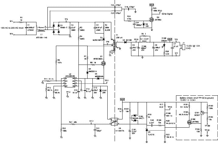 PMP5600, 13.65V@1.5A 20W with UCC28610