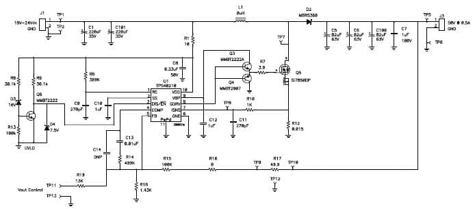 PMP5299, Boost 55V@0.48A for LCD TV LED Backlighting