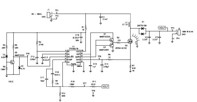 PMP5276, Boost (10V@0.4A)