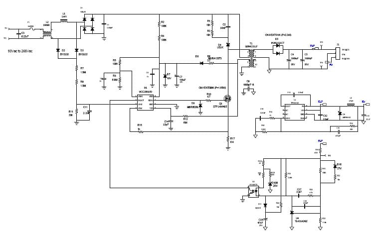 PMP5688.2, 24V at 2A, 5V at 0.6A PFC Flyback Reference Design