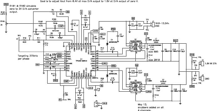 PMP5456, Multiphase (1.6V @ 80A) for Memory