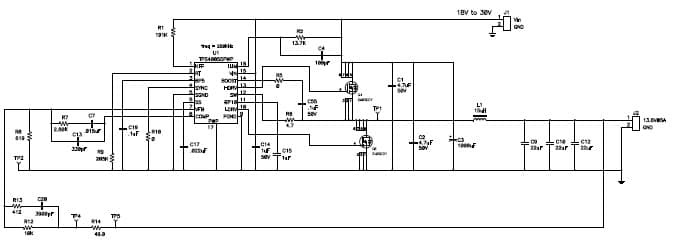 PMP1400, Sync Buck (13.8V @ 5A)