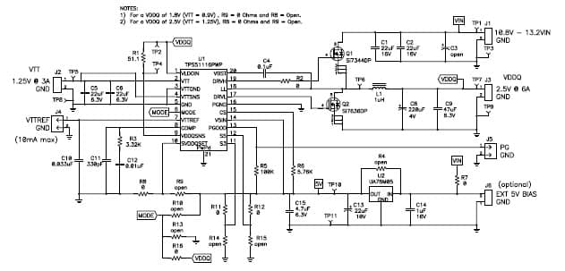 PMP1516.1, Sync Buck, LDO Reference Design for Cook Book II (2.5V @ 6A)