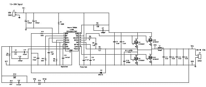 PMP1518, Sync Buck (8V @ 13A)