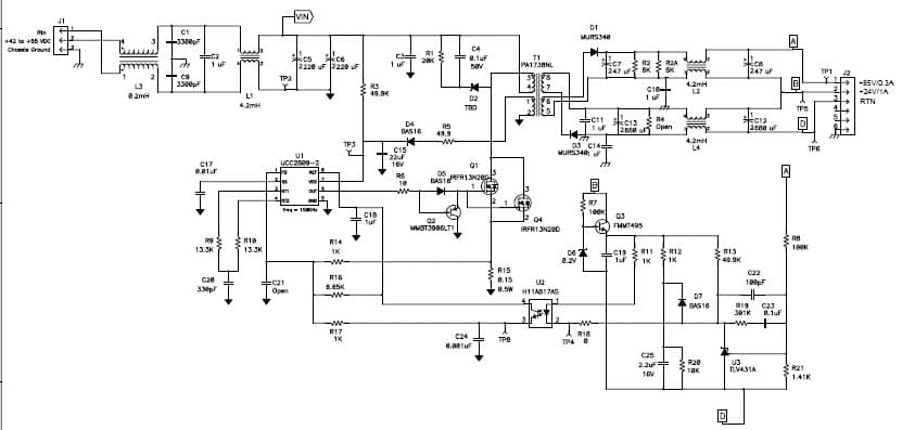 PMP1636.1, Flyback (24V @ 1A)