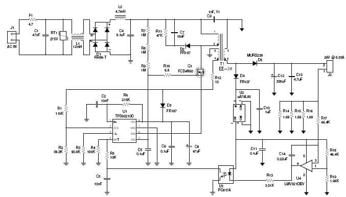 PMP3664, 8 series Driver (350mA@28) for Down Lighter