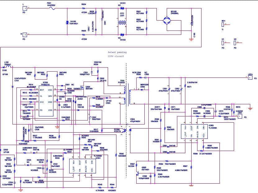 PMP6305, 10 Series Driver (700mA@35) for External LED Drivers