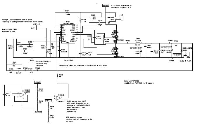 PMP3012, Inverter (-5.2V@4.5A) for RF Transponders