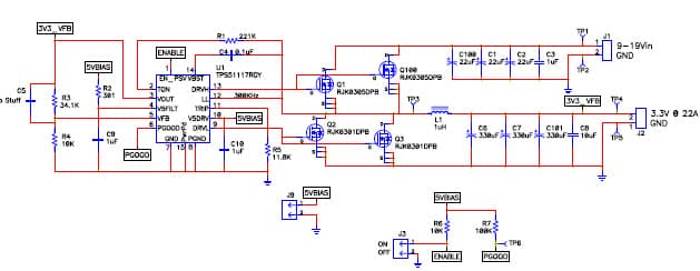 PMP2970, Sync Buck for Notebook 3.3V@22A