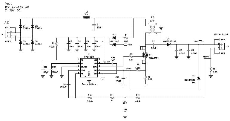 PMP5665, MR16 LED replacement Reference Design