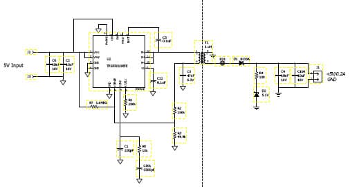 PMP6813, 5V Input to 5V/1W Output, Isolated DIP Module