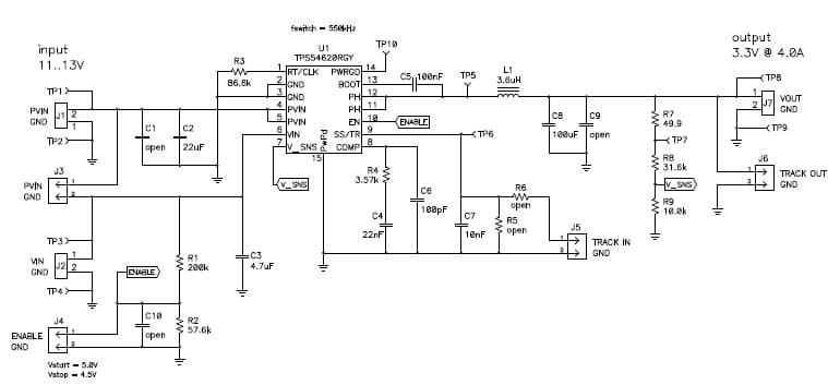 TPS54620 - 3.3V @ 4.0A