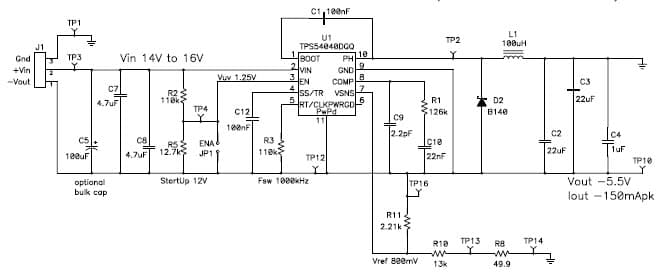 TPS54160 Universal Board