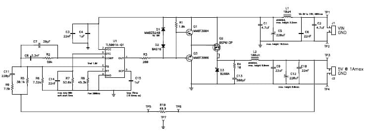 PMP4744, Automotive buck w/ TL5001A-Q1