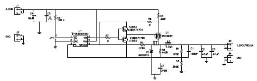 PMP1386.5, Sync Buck for Two Way Satellite Internet (1.5V @ 1.6A)