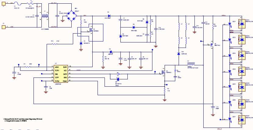 PMP7770, 120V AC input and 24.5 V LED Driver Reference Design