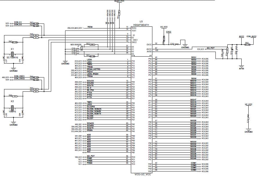 R0K438347S001BE, Renesas Starter Kit based on H8 Family - H8/300L Super Low Power MCU Series