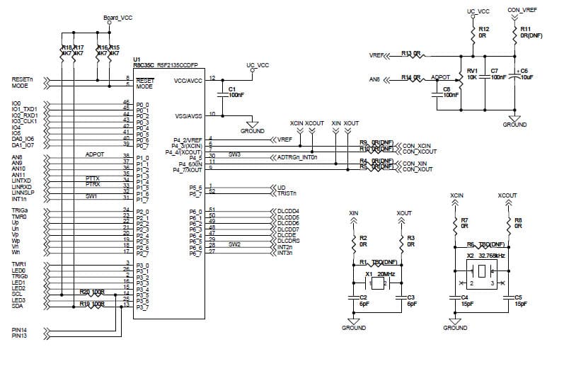 R0K521350S000BE, Renesas Starter Kit based on R8C/35C MCU Series