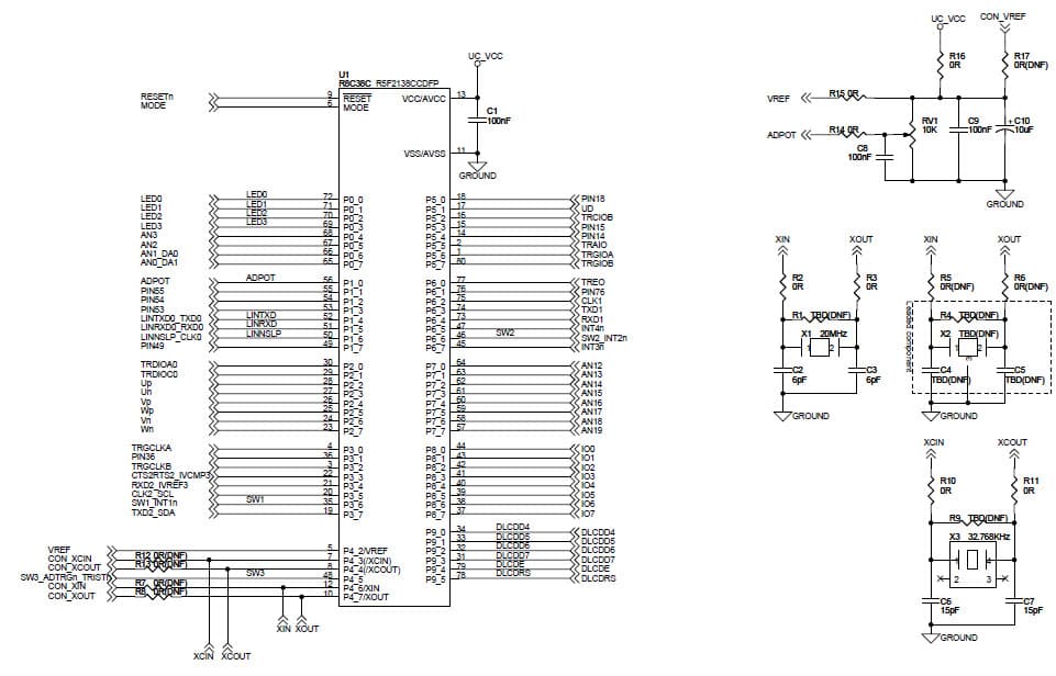 R0K521380S000BE, Renesas Starter Kit based on R8C/38C MCU Series