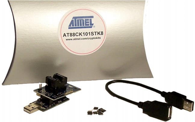 AT88CK101STK8, Crypto Authentication Starter Kit based on AT88 - AVR Base Module