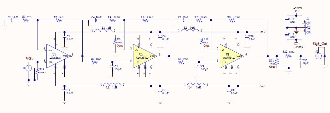 Reference Design for High-Gain Multistage Amplifier