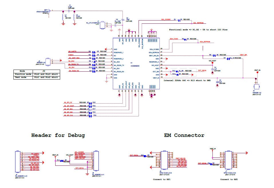 CC3000EM-RD, SimpleLink Wi-Fi CC3000 Reference Design