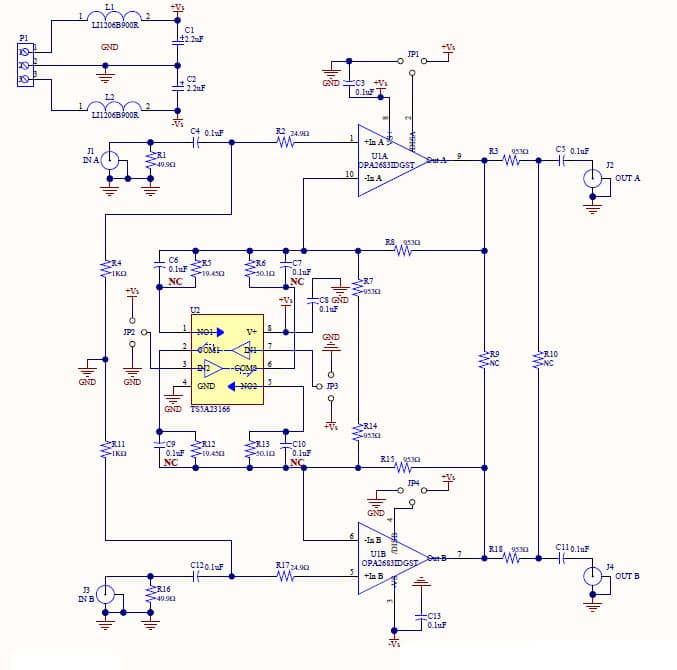 Low Power Fully Differential Programmable Gain Amplifier Reference Design