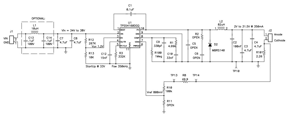 PMP2717, LED driver 350mA