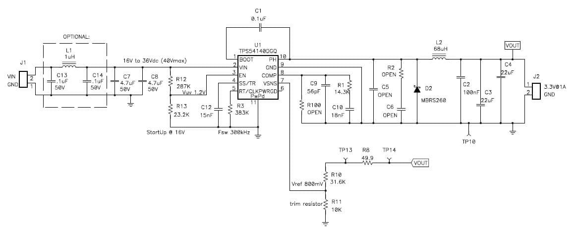 PMP4503, Generates 1.8V, 2.5V, 3.3V, 5V @ 1A