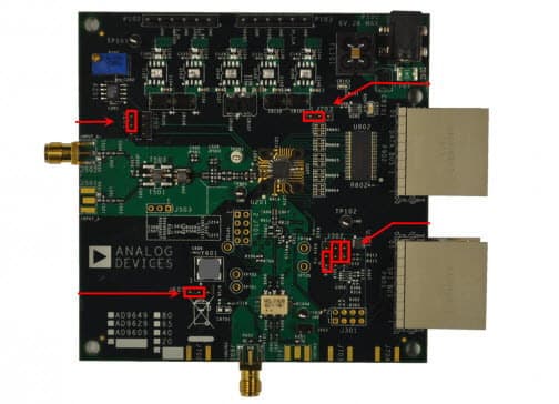 AD9649-20EBZ, Evaluation Board for the AD9649BCPZ-20, Single Channel, 14-Bit, 20 MSPS Analog-to-Digital Converter