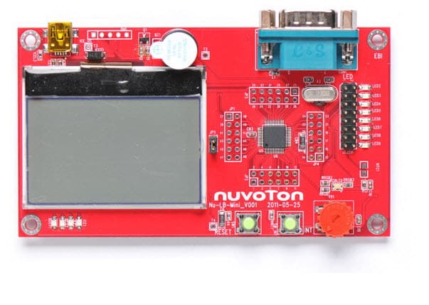 NU-LB-MINI51, Development Board based on the NuMicro Mini51 Series