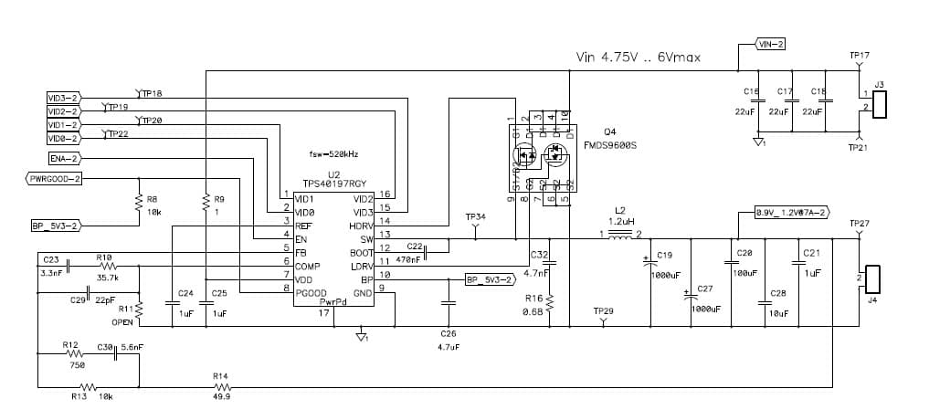 PMP2702, TI DSP (Faraday / Curie) core supply