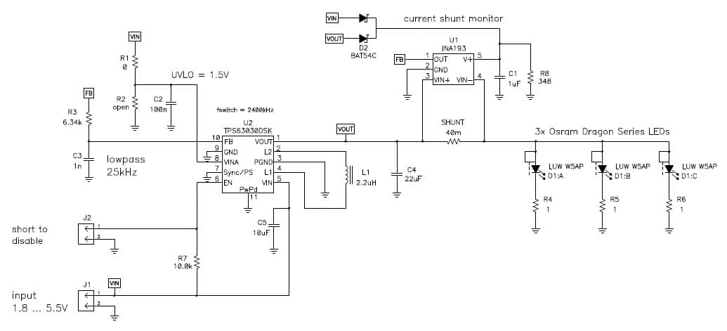 PMP4640, Current Controlled Boost/Buck-Boost for LED Drivers