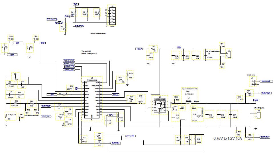 PMP6717, TPS40400 PMBUs Controller Reference Design