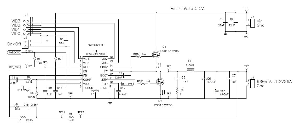 PMP4721, TI DSP core supply with VID