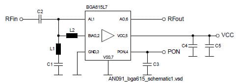 BGA615L7 Silicon-Germanium Low Noise Amplifier in GPS Applications