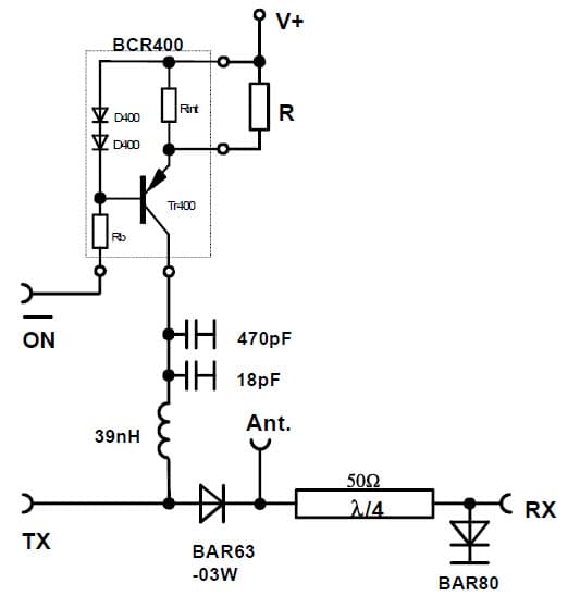 1400-1600 MHz PIN-Diode Transmit-Receive Switch