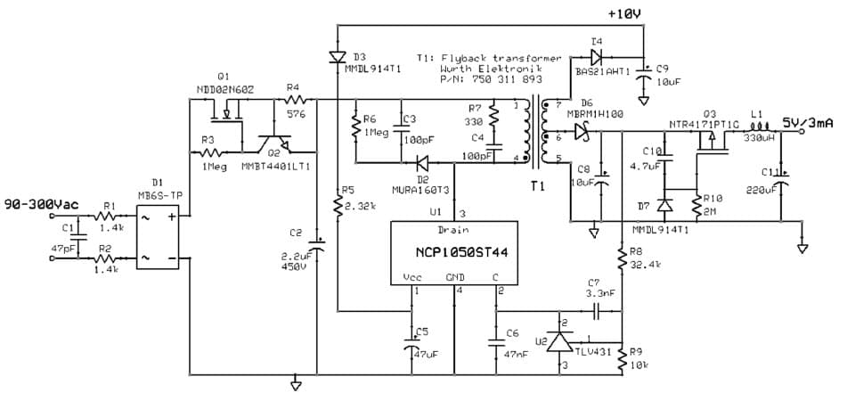 Extremely Low Power Off-line Supply