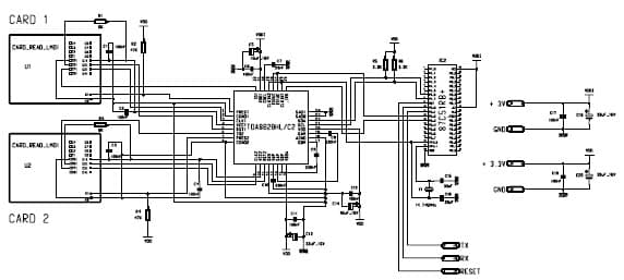 TDA8020HL/C2 Dual Smart Card Interface